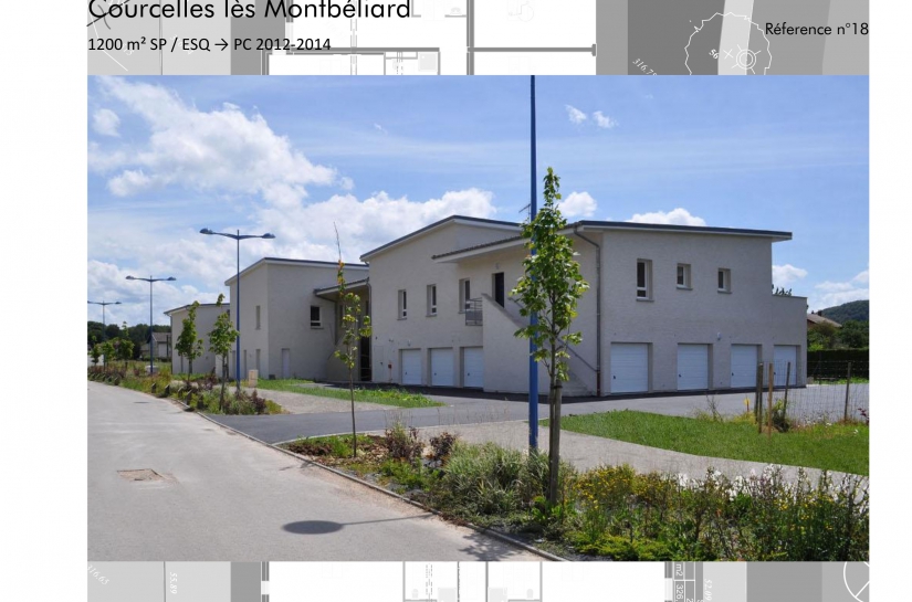 8 Logements BBC et garages à Courcelles les Montbéliard