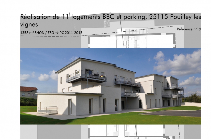 11 Logements BBC et garages à Poulley les vignes