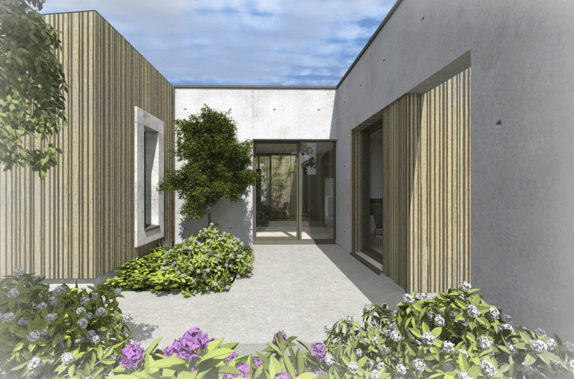 Construction d'une maison à Nantes (44) - Architecte Atelier 14