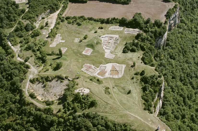 Le site archéologique de Larina - Photo D. Jungers
