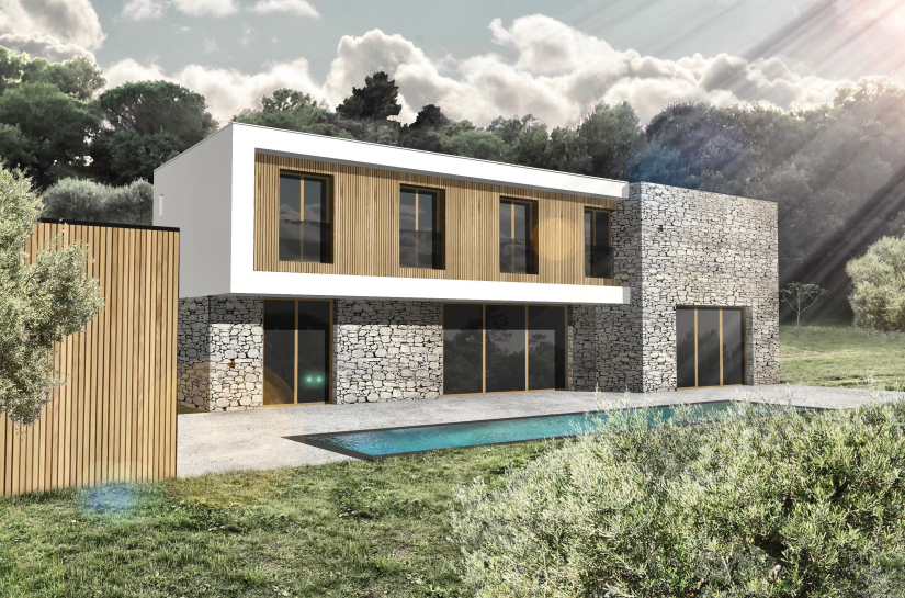 Conception d'une villa moderne à Saint Raphaël