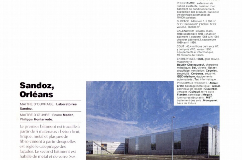 Le Moniteur Architecture n°17 1990