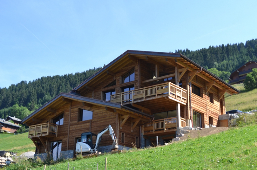Conception d'un chalet de 600 m² dans la station de ski de Châtel (Haute-Savoie)